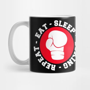 Eat Sleep Boxing Repeat Mug